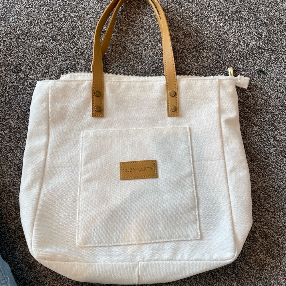 Cream Tote Bag
